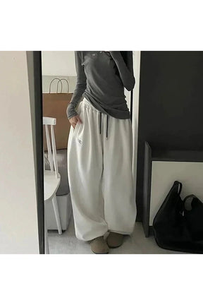 Fleece Wide Leg Sweatpants