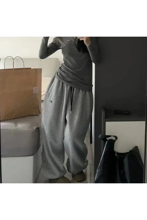 Fleece Wide Leg Sweatpants