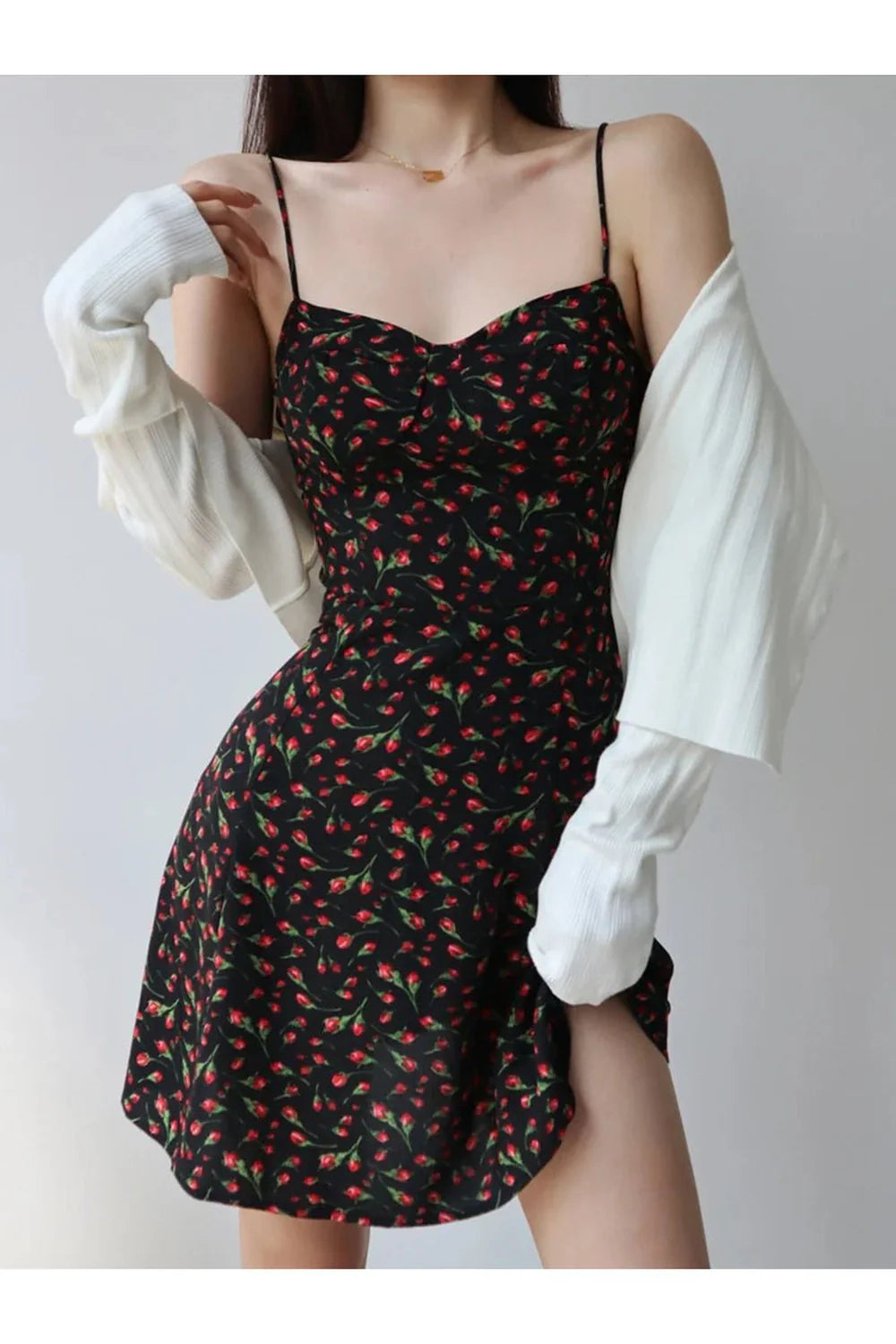 Floral Bandage Beach Dress