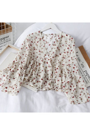 Floral Chiffon Blouse