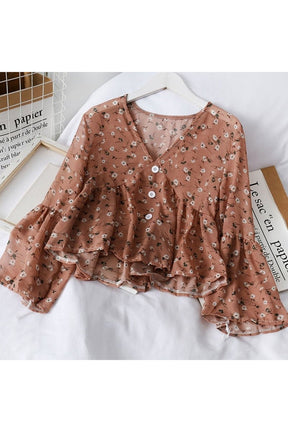 Floral Chiffon Blouse