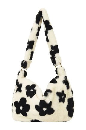 Fluffy Shoulder Plush Tote