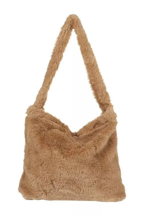 Fluffy Shoulder Plush Tote