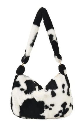 Fluffy Shoulder Plush Tote