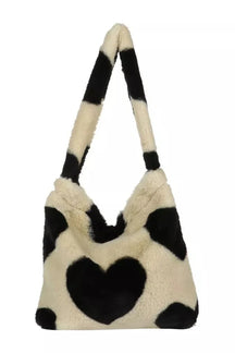 Fluffy Shoulder Plush Tote