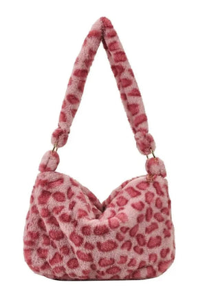 Fluffy Shoulder Plush Tote