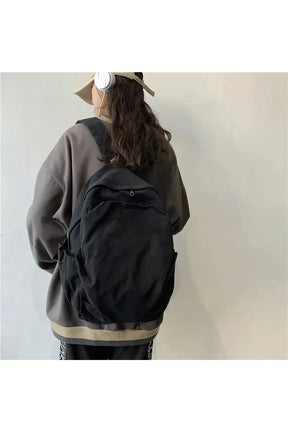 Forest Green Canvas Backpack