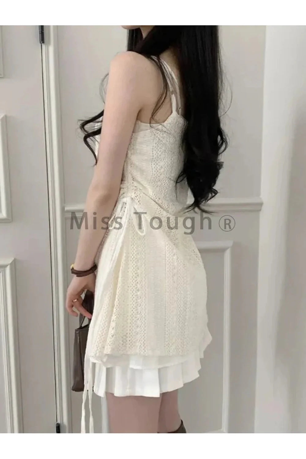 French Lace Sling Dress