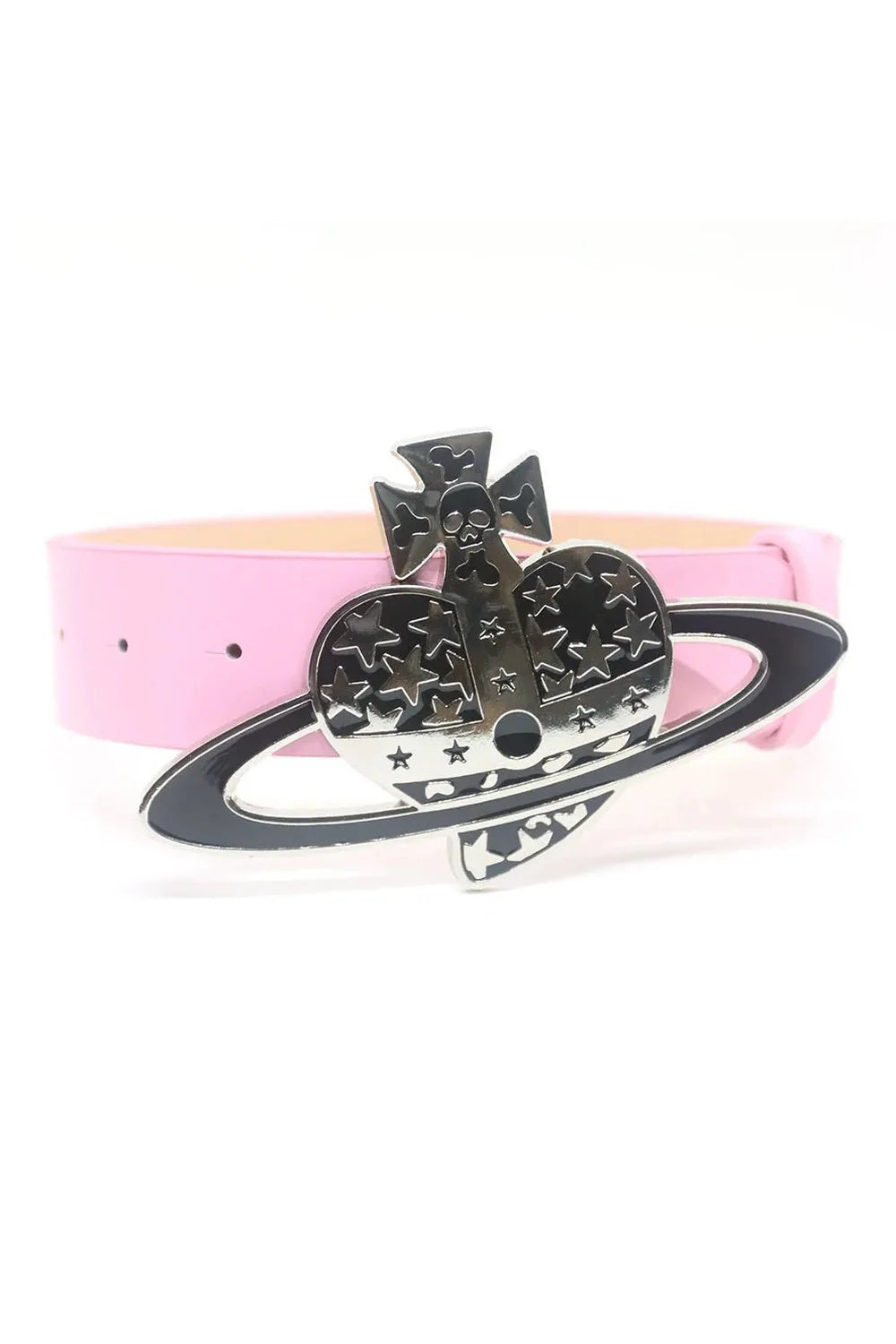 Pink Galactic Skull Orbit Belt orbits in style.