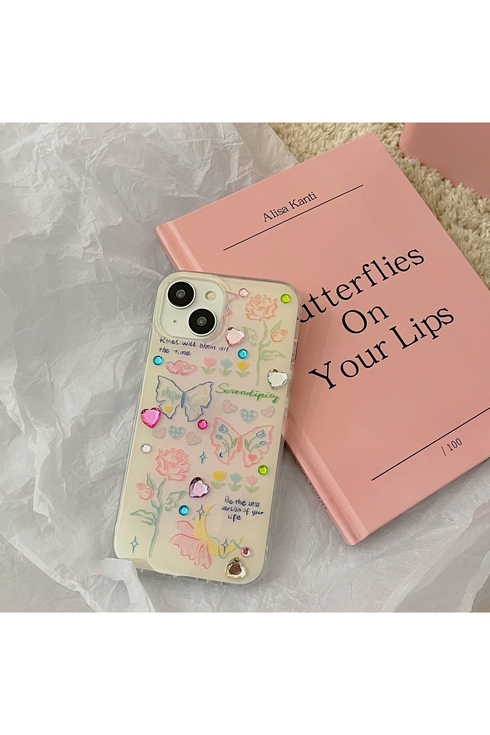 Glitter Heart iPhone Case