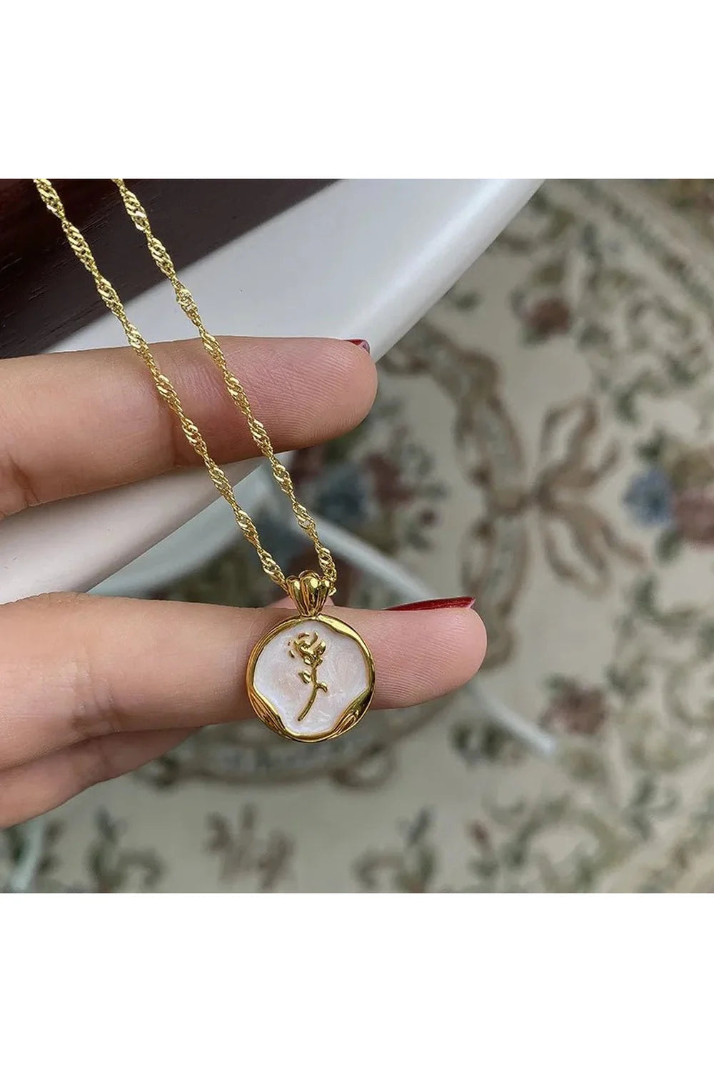 Golden Silhouette Pendant