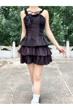 Goth Harajuku Slip Dress