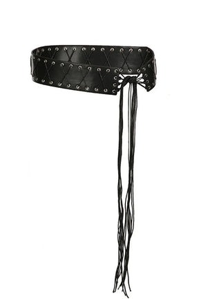 Gothic Lace-Up Corset Belt