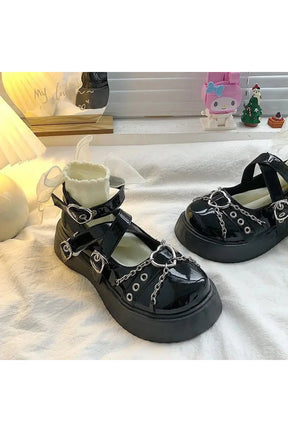 Gothic Round Toe Slippers