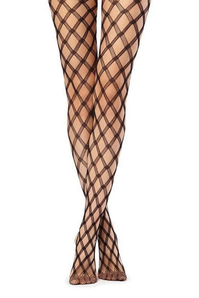 Sheer gothic fishnet tights, Default Title, alluring design.