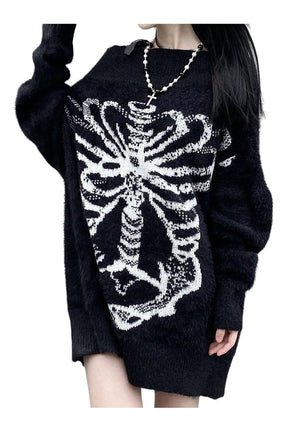 Gothic Skull Harajuku Pullover