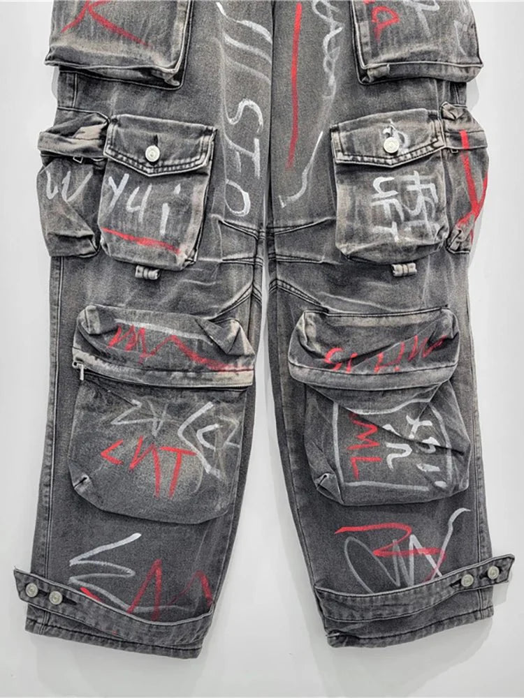 Graffiti Riot Cargo Jeans