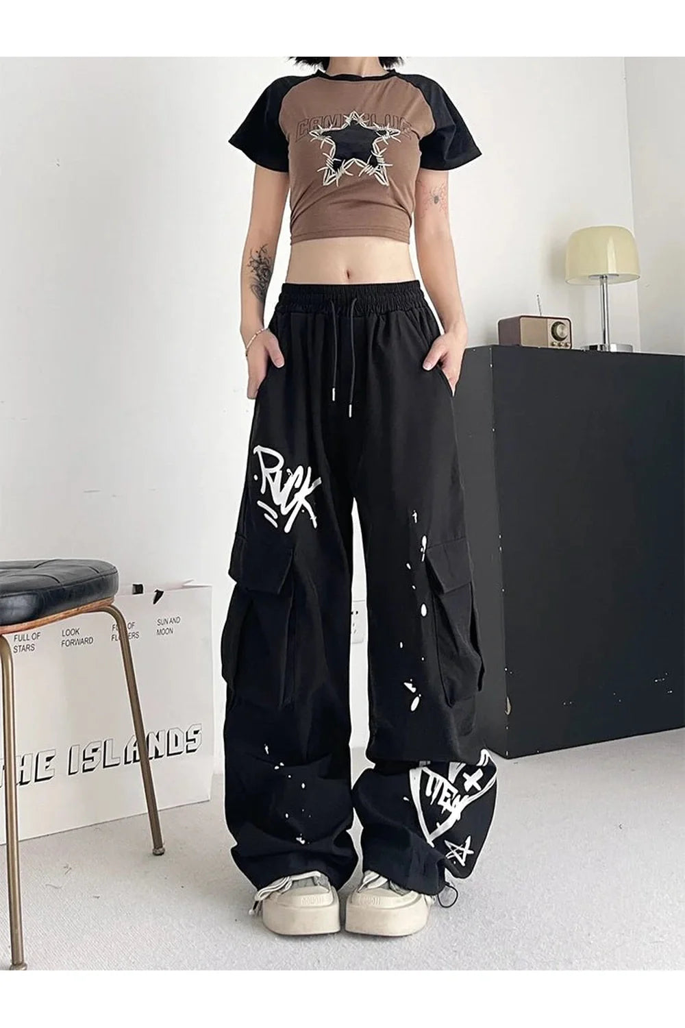 Graffiti Street Cargo Pants