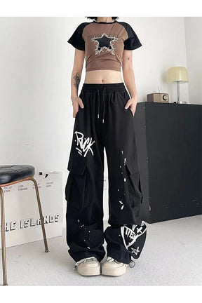 Graffiti Street Cargo Pants