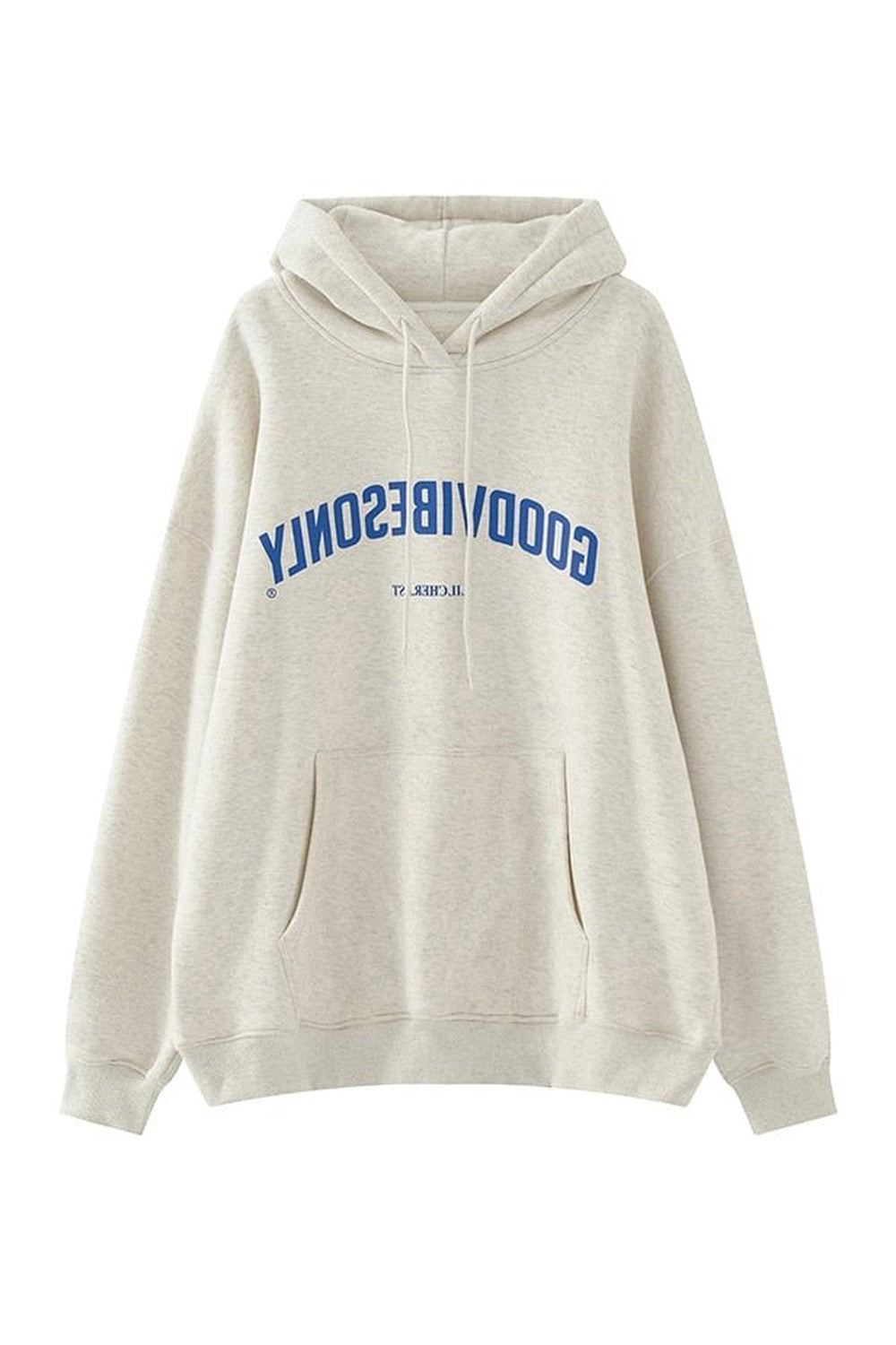 Fall Grey Vintage Street Hoodie