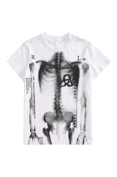 White Grunge Fashion Skeleton Punk T-Shirt with attitude.