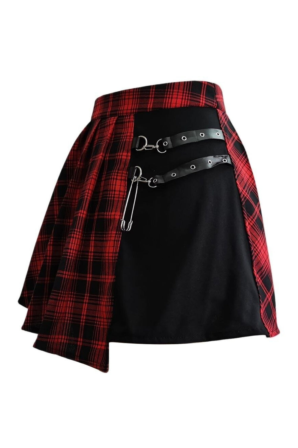 Grunge & Skate Girl Irregular Mini Skirt