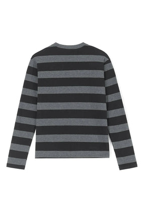 Grunge Striped Long Sleeve Top