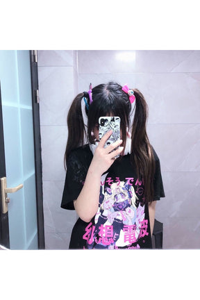 Harajuku Anime Print T-Shirt