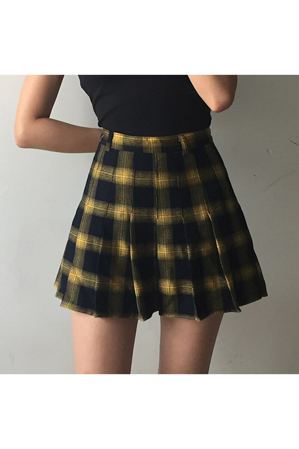 Harajuku Fashion Cute Plaid Skirt