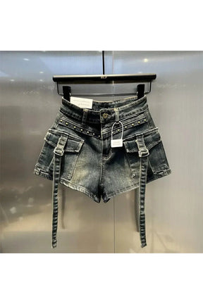 Stylish Harajuku High Waist Shorts in Variant 1.