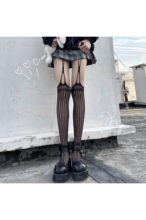 Harajuku Hollow out Fishnet Tights