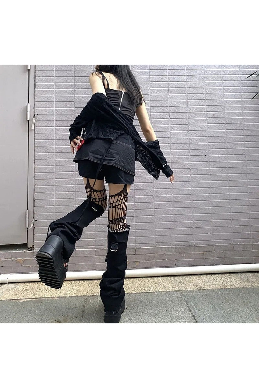 Harajuku Hollow out Fishnet Tights