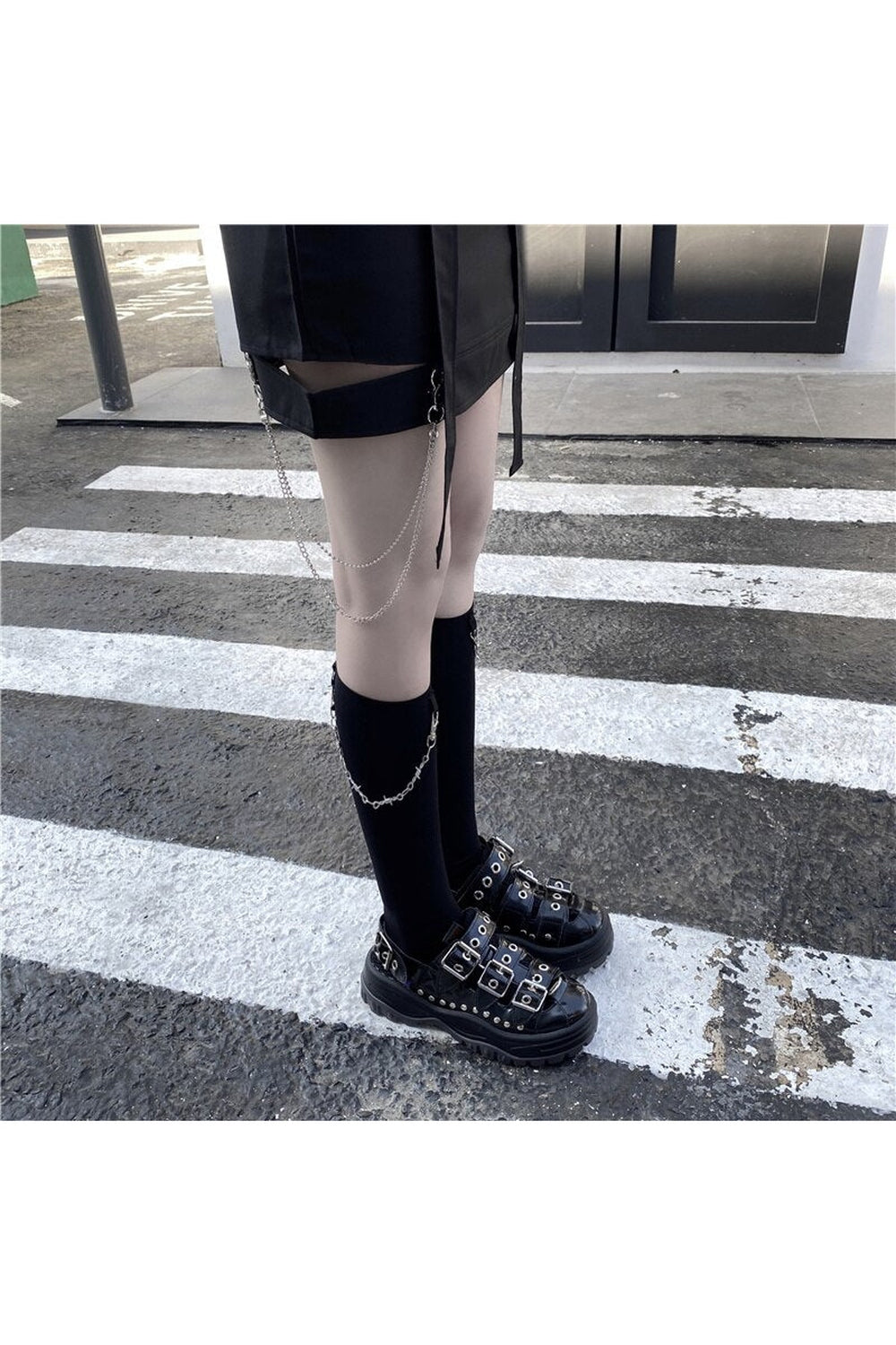 Harajuku Thin Mid Calf Socks