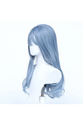 Haze Blue Long Wig