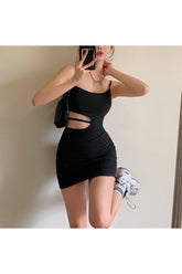 Hot Bodycon Spaghetti Strap Mini Dress