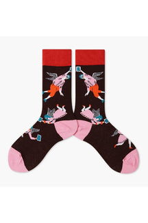 Indie Aesthetic Creative Abstract Socks