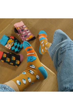 Indie Aesthetic Creative Abstract Socks