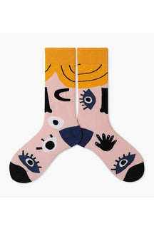 Indie Aesthetic Creative Abstract Socks