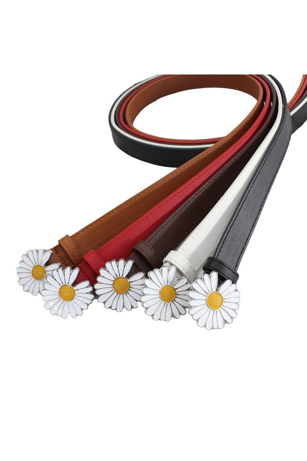 Indie Aesthetic Daisy Pu Belt