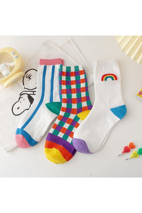 Indie Aesthetic Style Cotton Socks