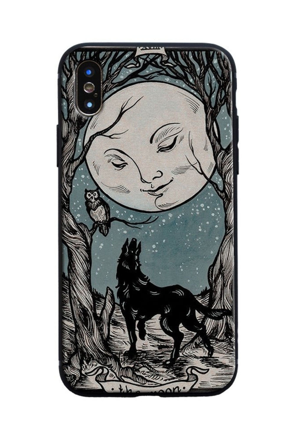 Witch Moon Print iPhone Case for iPhone XS Max.