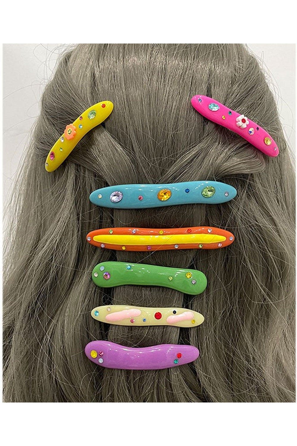 Indie Style Colorful Hair Clips