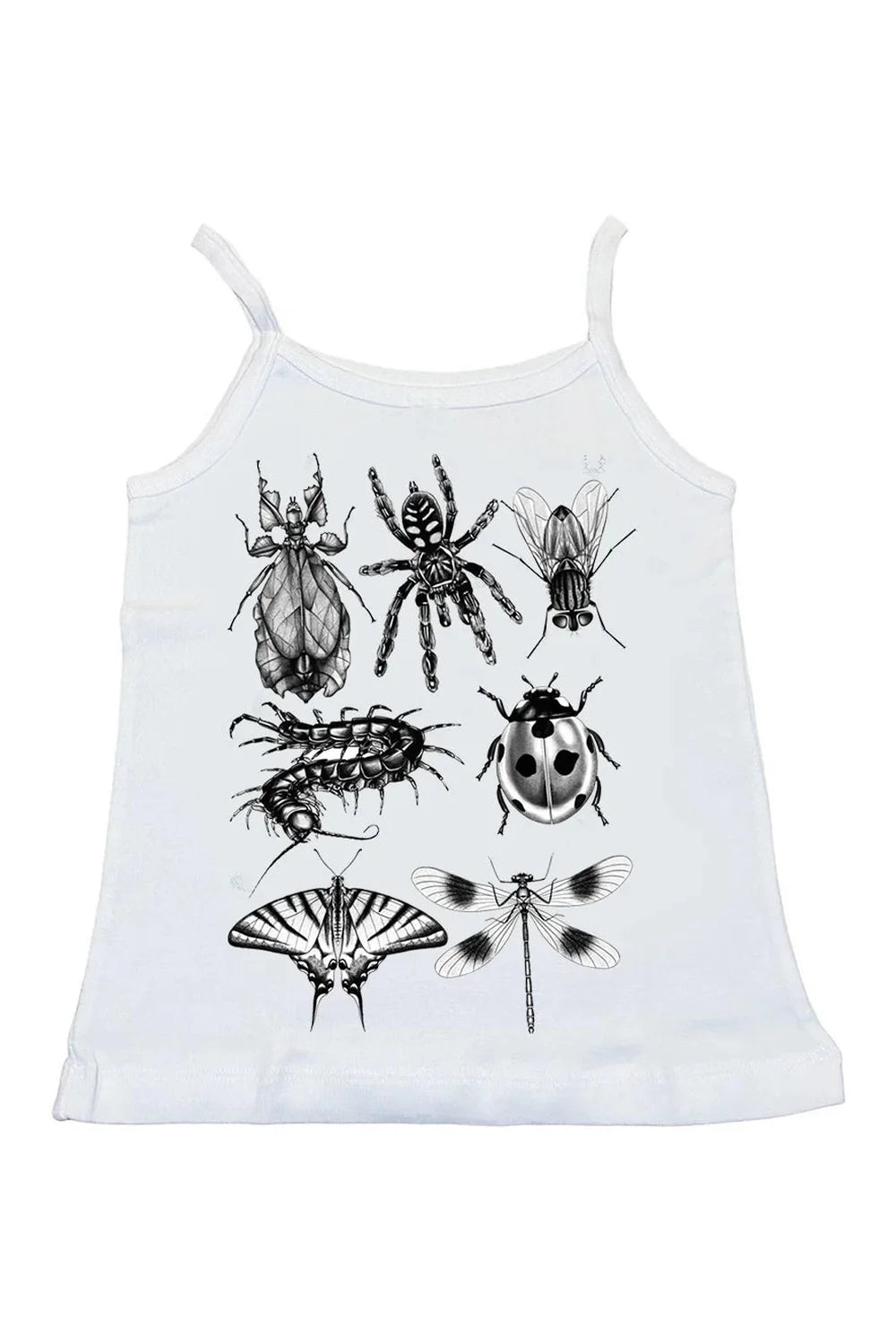 White Insectarium Gothic Top featuring intricate details.