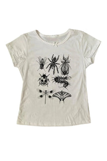 White 1 Insectarium Gothic Top with intricate design.