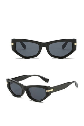 Irregular Gradient Cat Eye Sunglasses