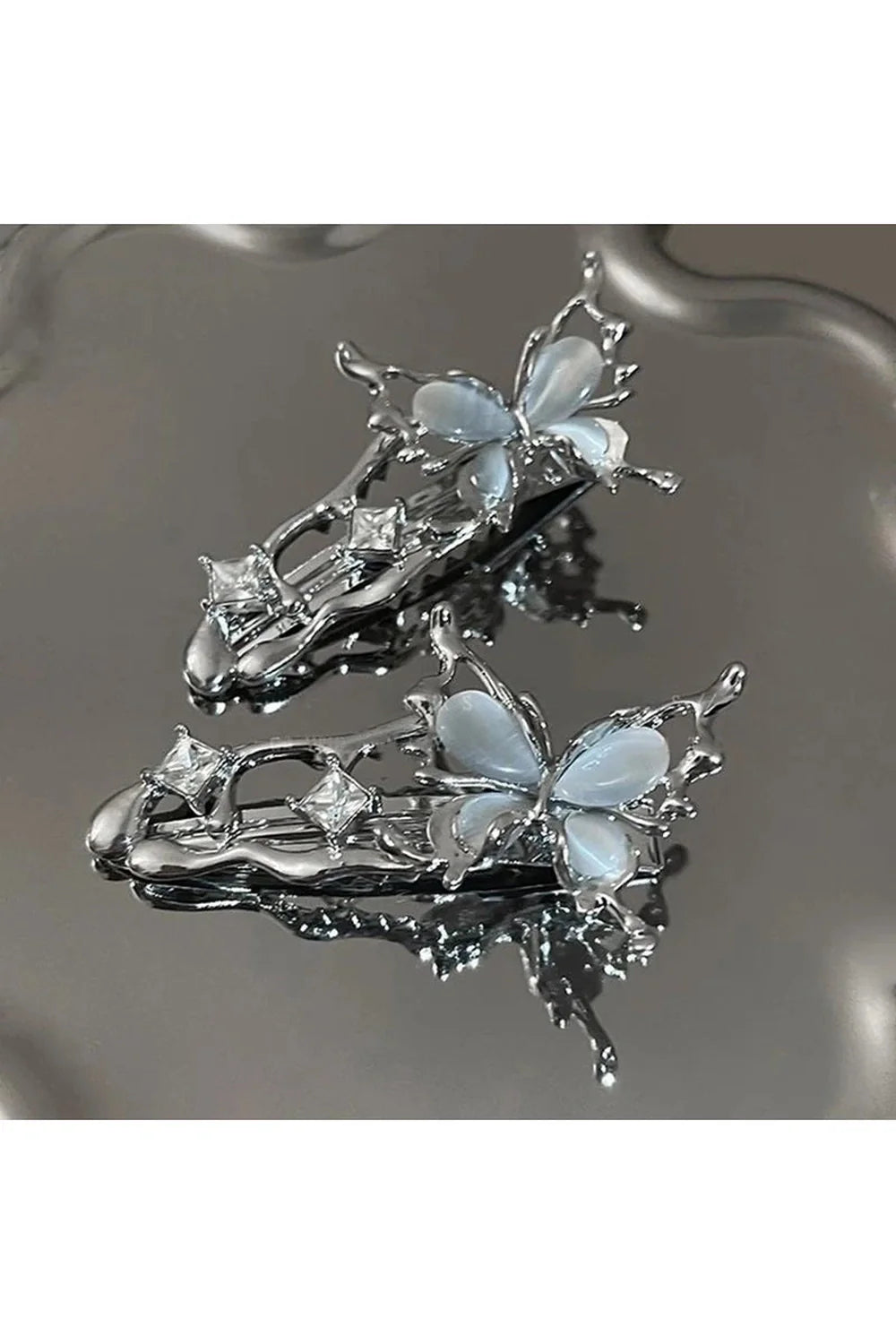 Irregular Metal Butterfly Hairpin