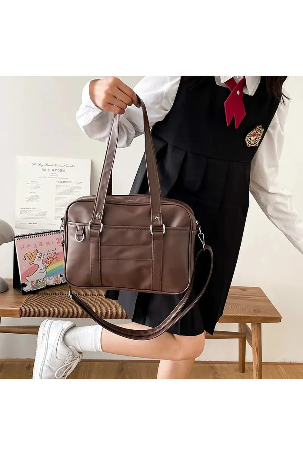 Japanese Style High School Shoulder Bag