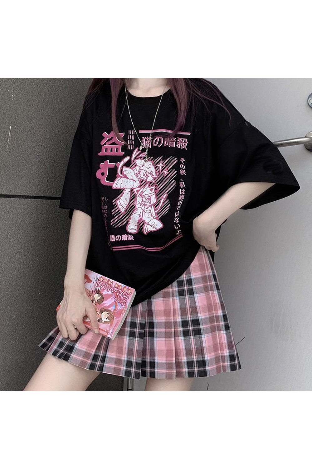 Kawaii Aesthetic printed T-shirt