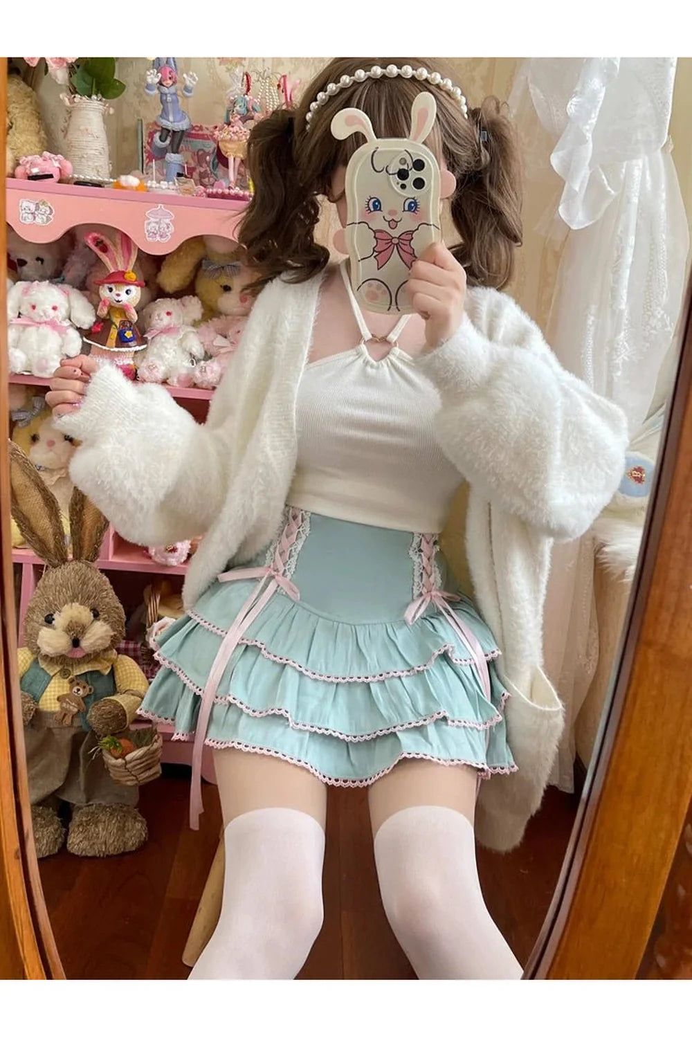 Kawaii Ball Gown Mini Skirt