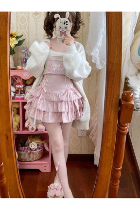 Kawaii Ball Gown Mini Skirt